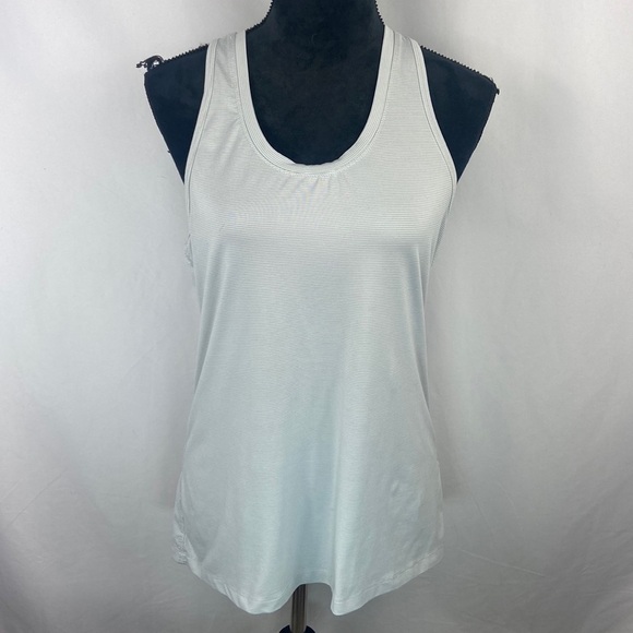 Danskin Now Micro Striped Athletic Racerback Tank Top - Picture 1 of 7